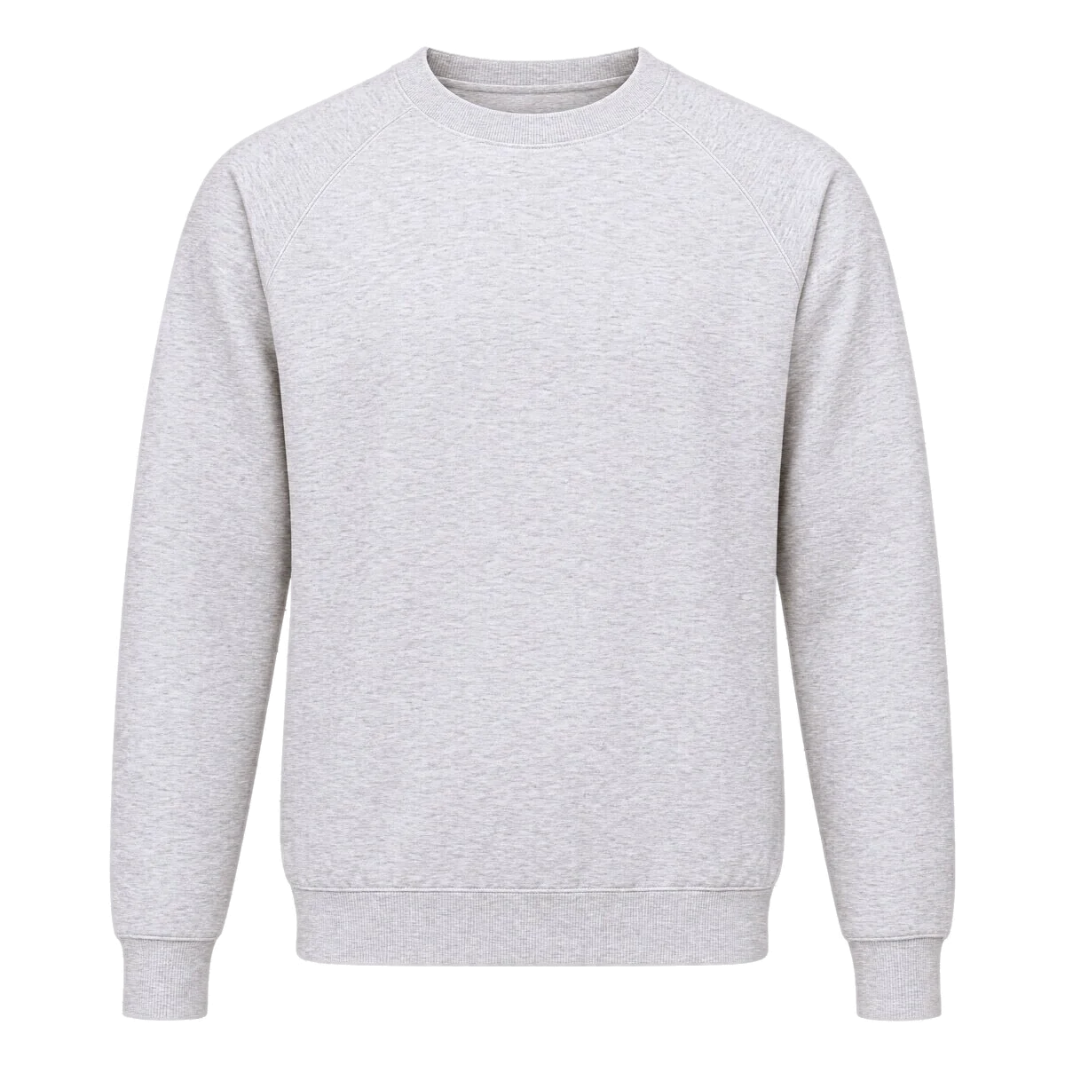 Crewneck fra Frostline i grå, forfra