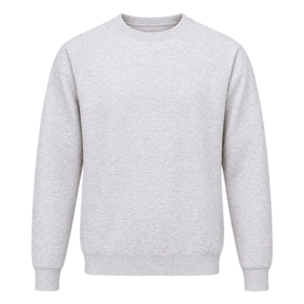Crewneck fra Frostline i grå, forfra