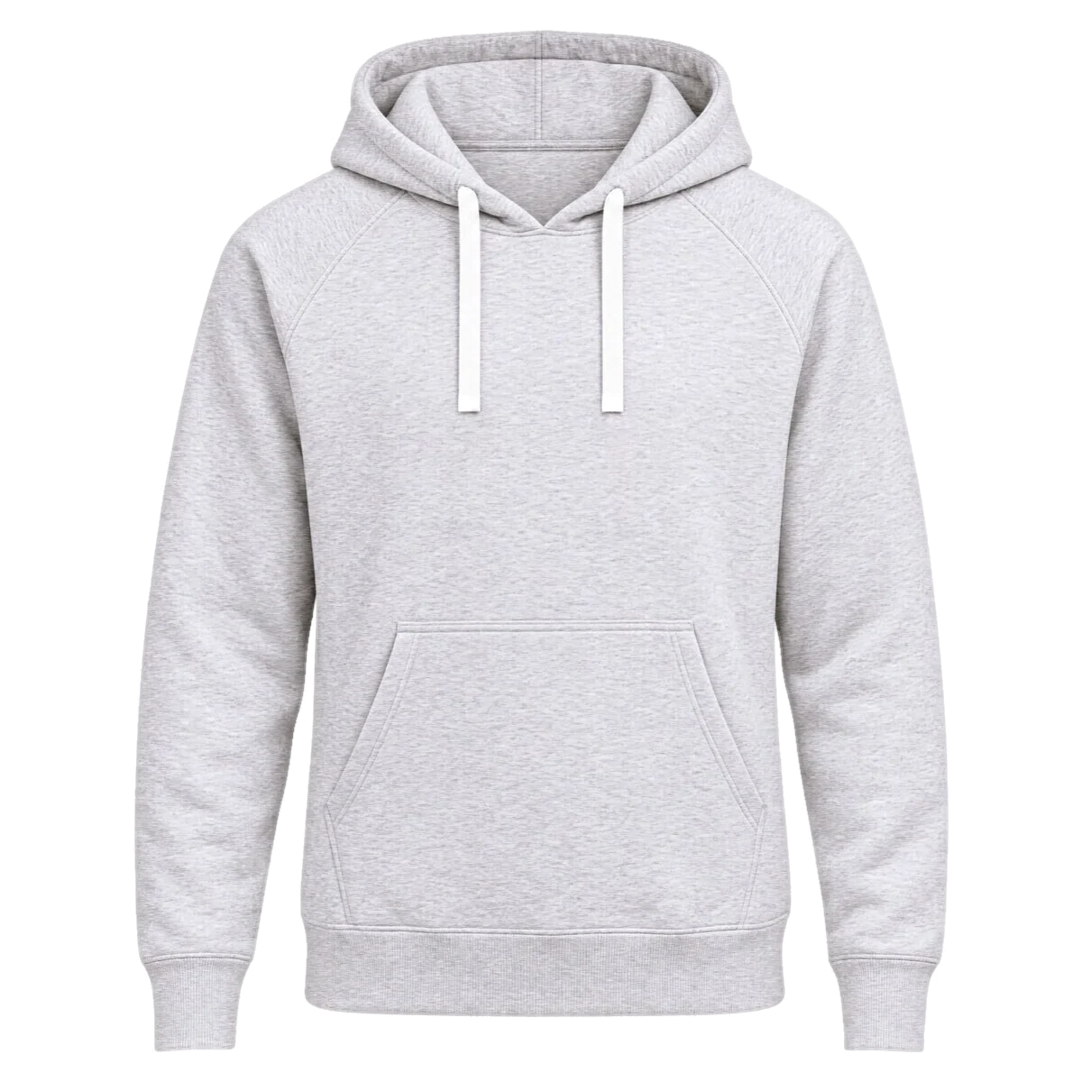 Hoodie fra Frostline i grå, forfra