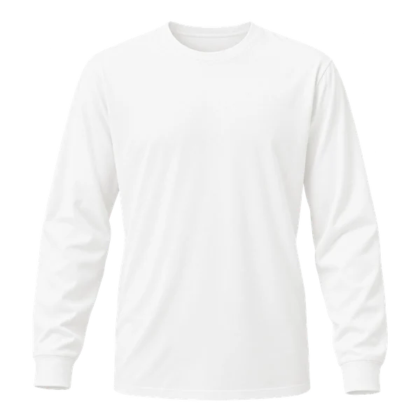 Longsleeve fra Frostline i hvit, forfra